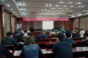 房總集團(tuán)組織黨員干部觀(guān)看黨的十九大開(kāi)幕式